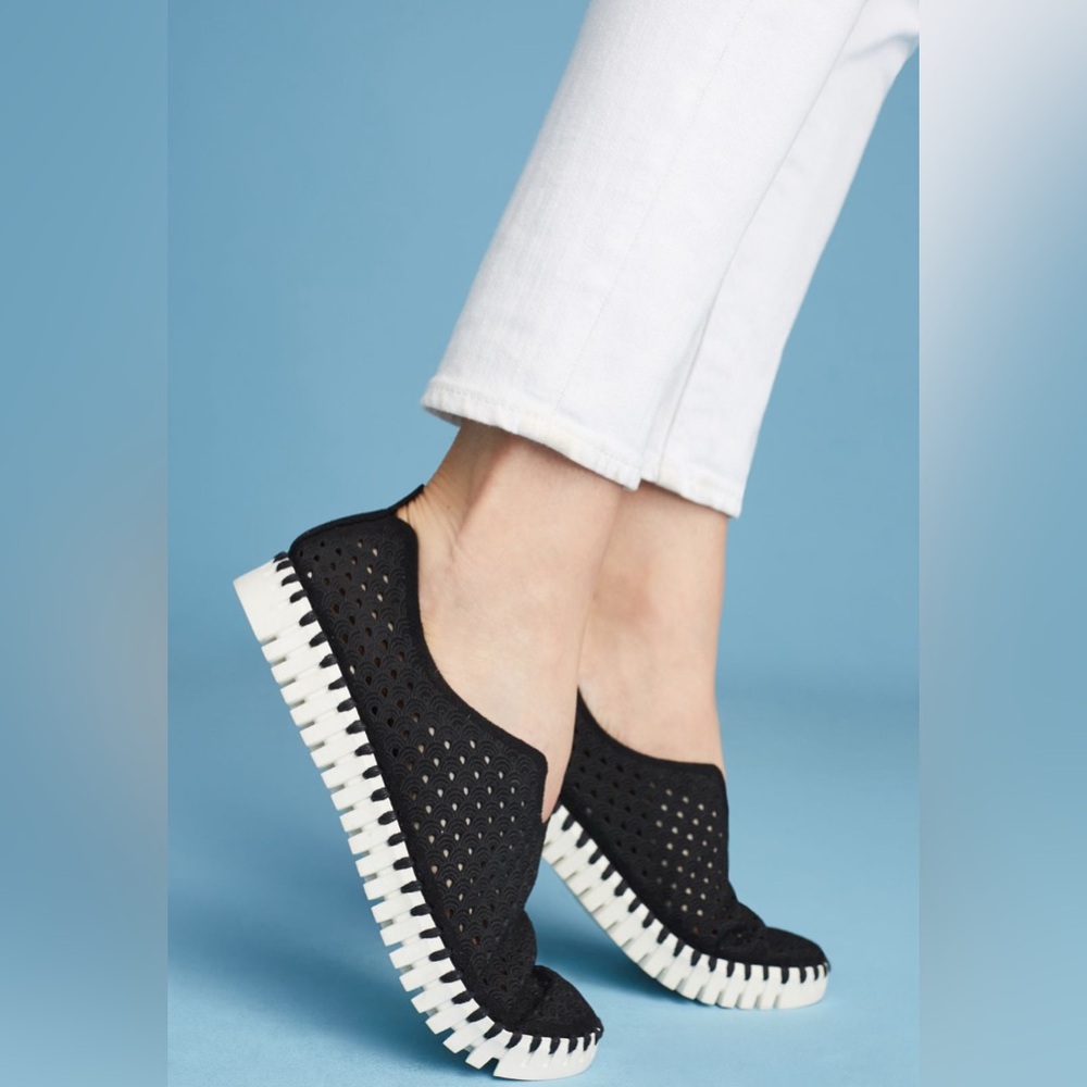 Isle Jacobsen Tulip Perforated Sneakers Women’s Slip On 41 - Picture 3 of 10